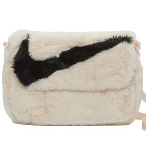 NWT Nike fur crossbody bag